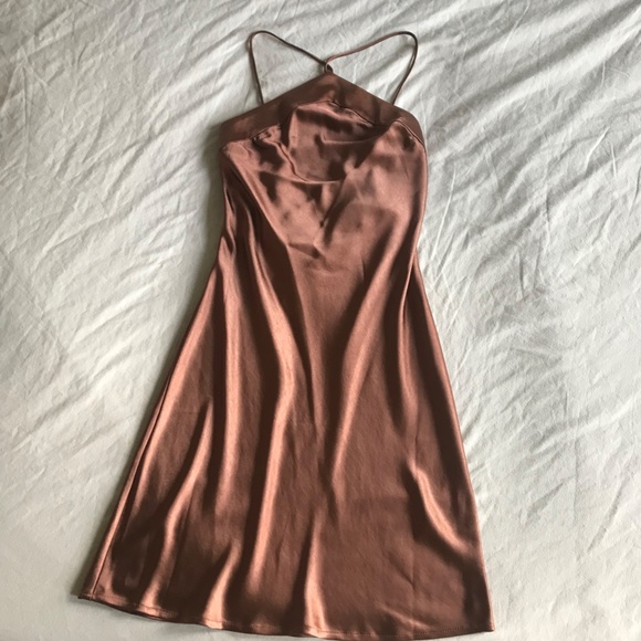 Dynamite amber satin mini dress - Picture 3 of 7